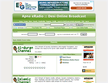 Tablet Screenshot of apnaeradio.com